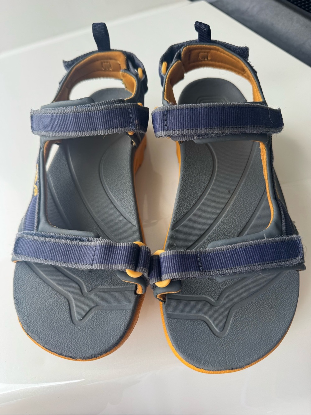 Teva Navy and Orange Kids Active Sandals